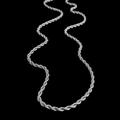 Rope Chain 2mm - White Gold